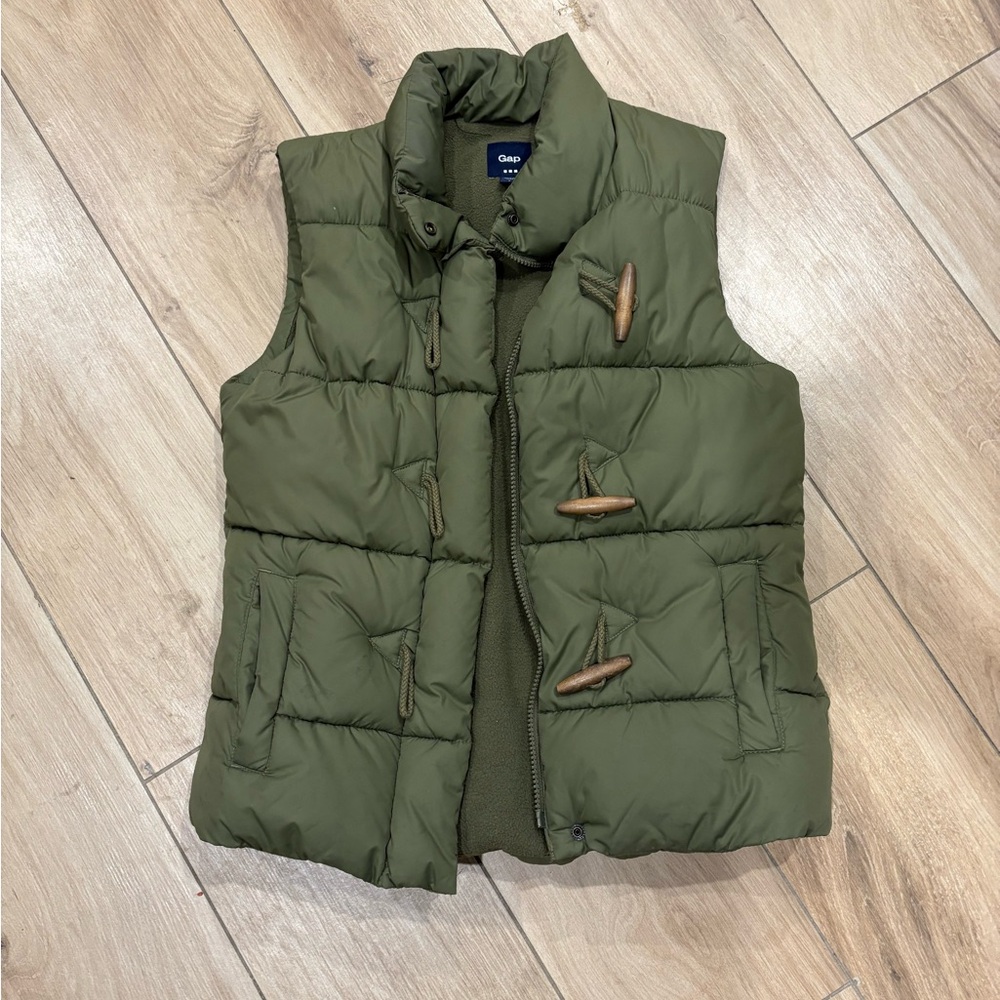 Sold!! GAP Olive Green Fleece Jacket